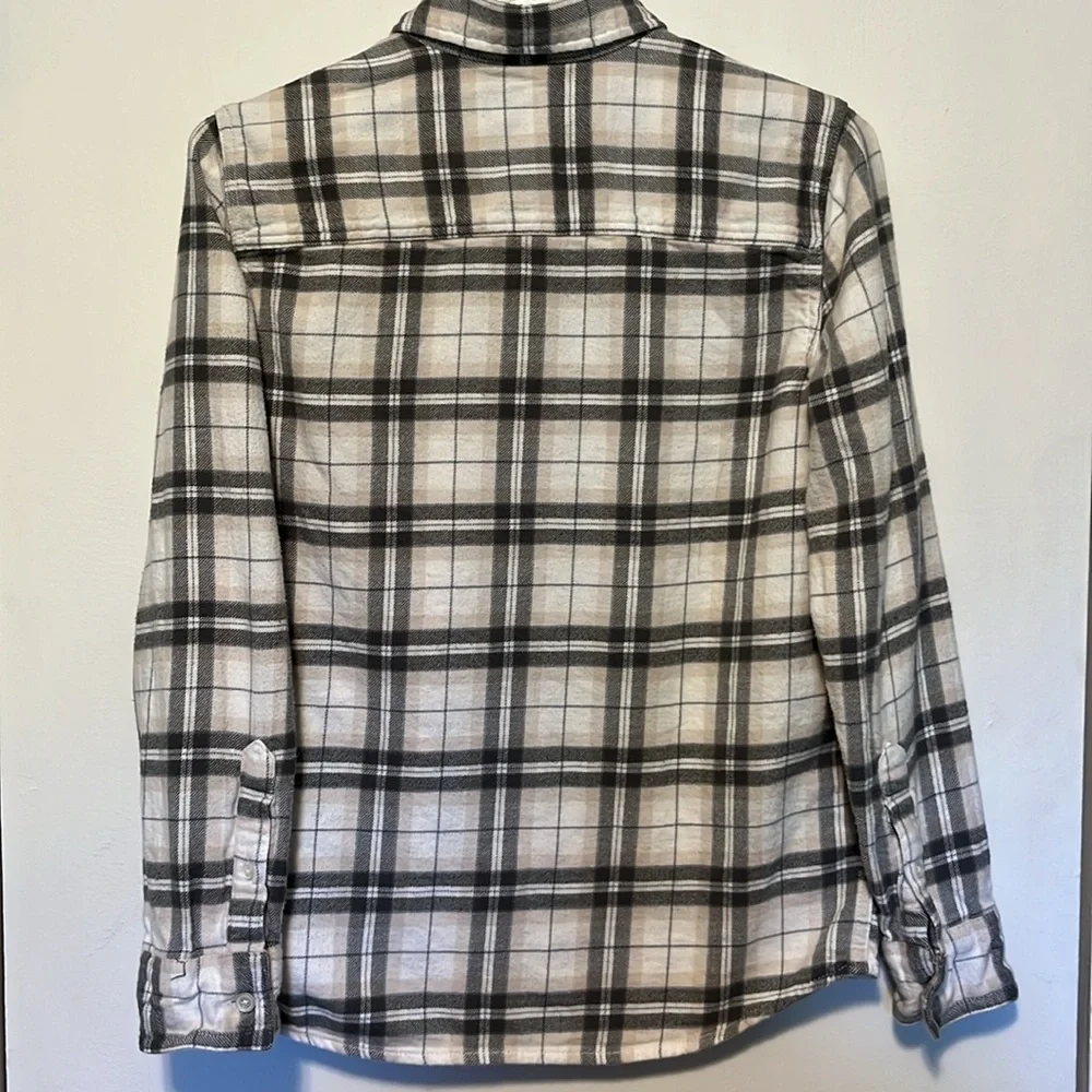 Abercrombie Kids Plaid Flannel Long Sleeve Button Down‎ Size 13/14